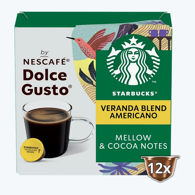 STARBUCKS® AMERICANO VERANDA BLEND 6 INTENSITY 12 PODS
