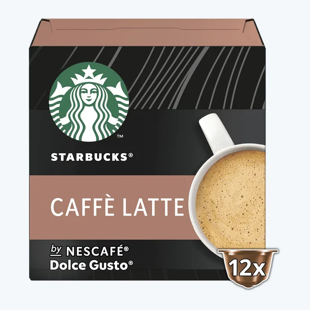 STARBUCKS - Dolce Gusto - Solubile - Caffè Latte  - Conf. 12