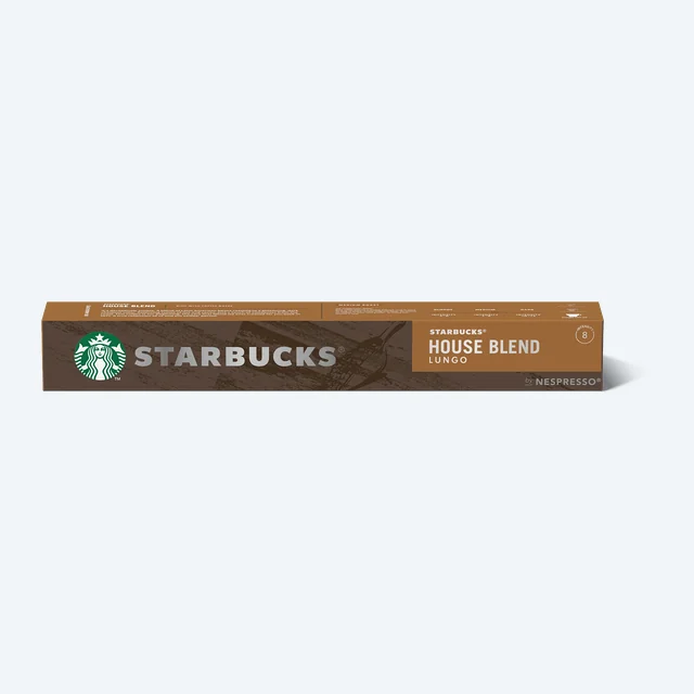 STARBUCKS® HOUSE BLEND LUNGO BY NESPRESSO®Intensity :8