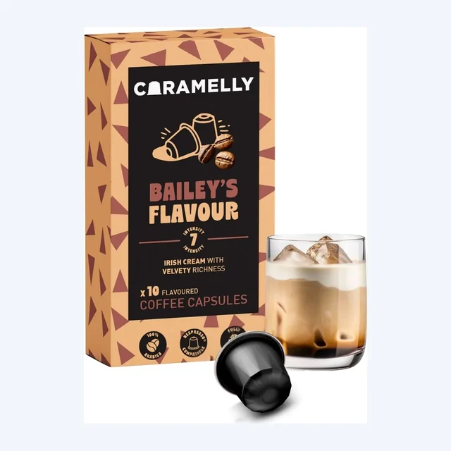 Caramelly Baileys Flavour Nespresso® Compatible Coffee Capsules - 10 Pods