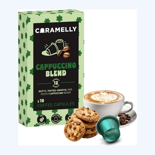 Caramelly Cappuccino Blend Nespresso® Compatible Coffee Capsules - 10 Pods