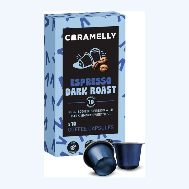 Caramelly Espresso Dark Roast Nespresso® Compatible Coffee Capsules - 10 Pods