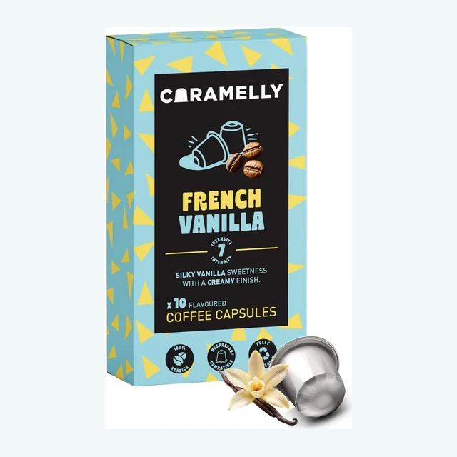 Caramelly French Vanilla Flavoured Nespresso® Compatible Coffee Capsules - 10 Pods