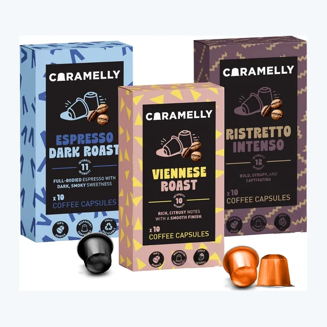 Caramelly Nespresso® Compatible Dark Roast Selection Pack - 30 Pods