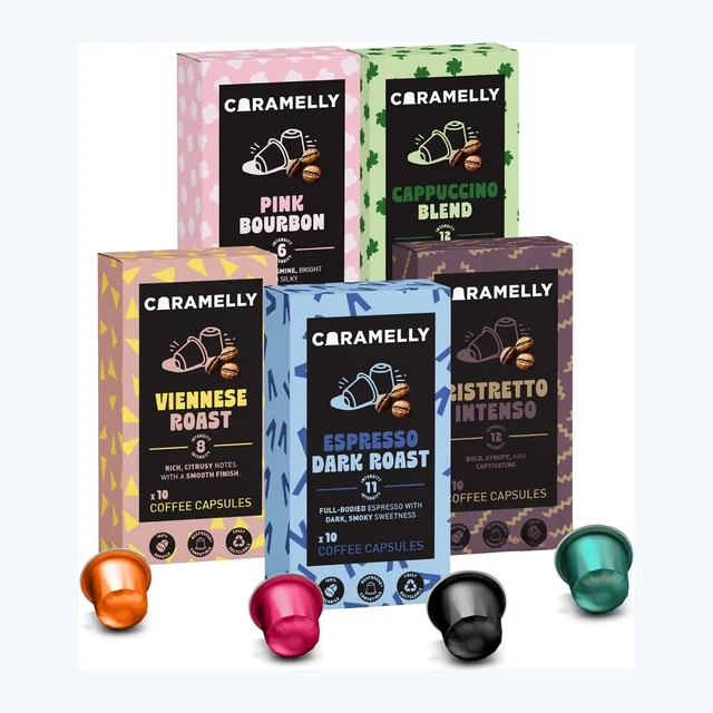 Caramelly Nespresso® Compatible Variety Pack - 50 Pods