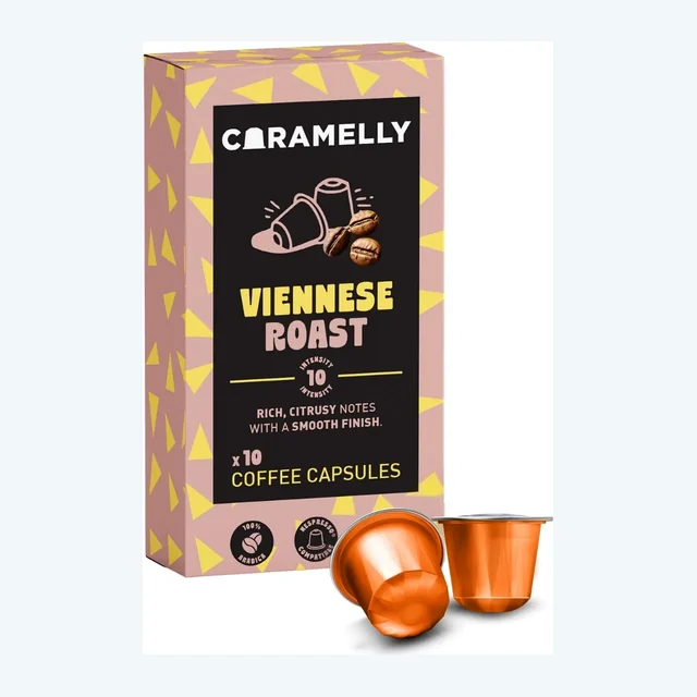 Caramelly Viennese Roast Nespresso® Compatible Coffee Capsules - 10 Pods