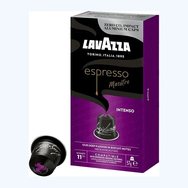 LAVAZZA Espresso Maestro Intenso Nespresso® Compatible Coffee Capsules - 10 Pods