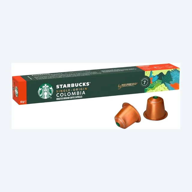 Starbucks Colombia Nespresso® Compatible Coffee Capsules - 10 Pods