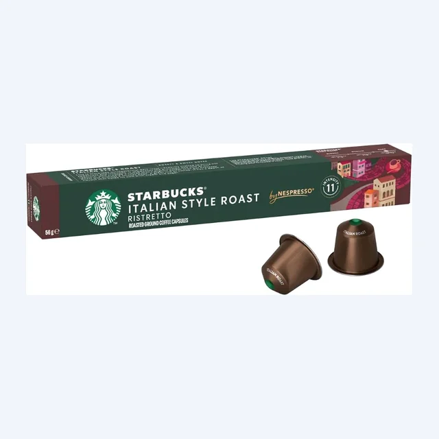 Starbucks Italian Roast Nespresso® Compatible Coffee Capsules - 10 Pods