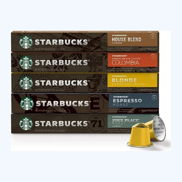 Starbucks Nespresso® Compatible Variety Pack - 50 Pods
