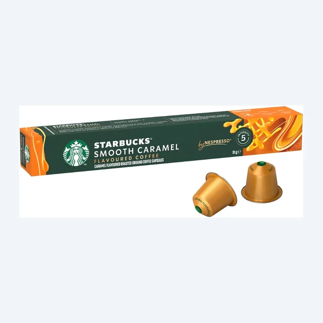 Starbucks Smooth Caramel Nespresso® Compatible Coffee Capsules - 10 Pods