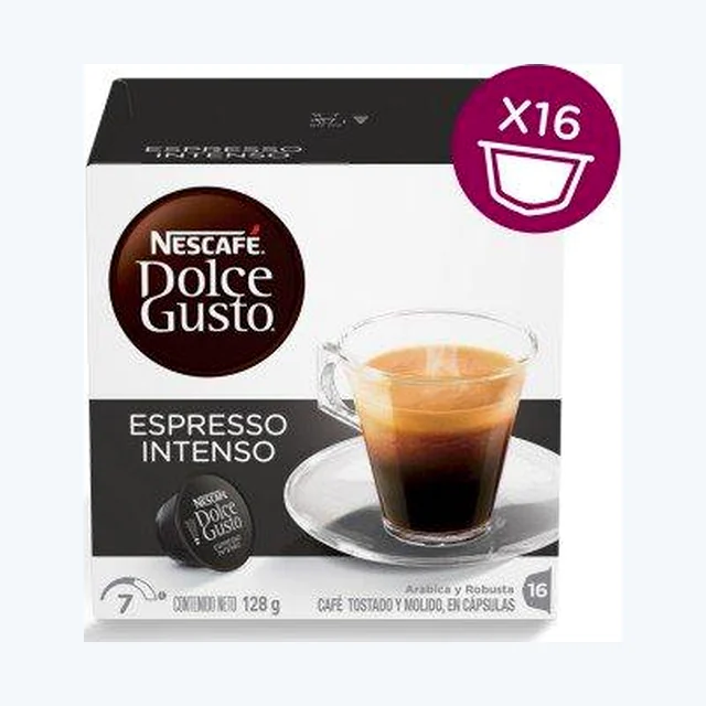 Nescafe Dolce Gusto Espresso Intenso - 1 Packs (16 Capsules, 16 Cups)