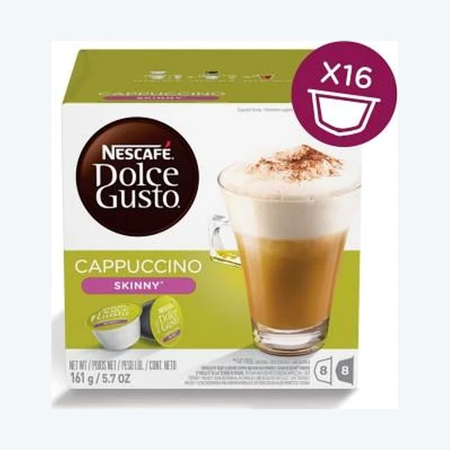 Nescafe Dolce Gusto Skinny Cappuccino - 1 Packs (16 Capsules)