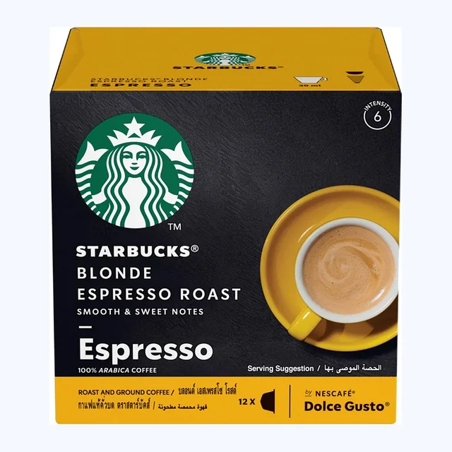STARBUCKS BLONDE ESPRESSO ROAST BLONDE ROAST - 1 Packs (12 Capsules, 12 Cups)