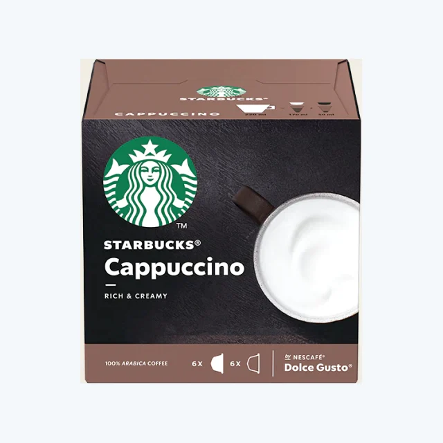 Starbucks®️ Cappuccino®️ By Nescafé®️ Dolce Gusto®️ - 1 Box (12 Capsules)