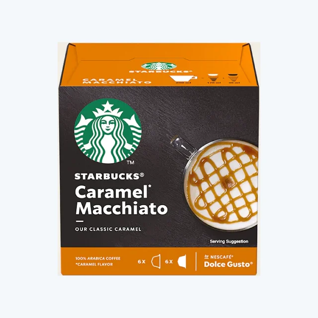 Starbucks®️ Caramel Macchiato®️ By Nescafé®️ Dolce Gusto®️ - 1 Box (12 Capsules)
