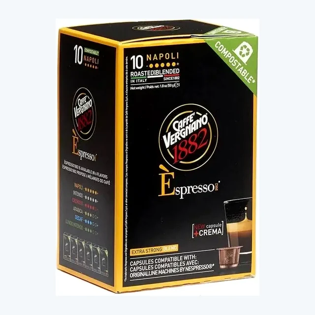 Caffè Vergnano - Napoli Compatible by Nespresso - 10 capsules