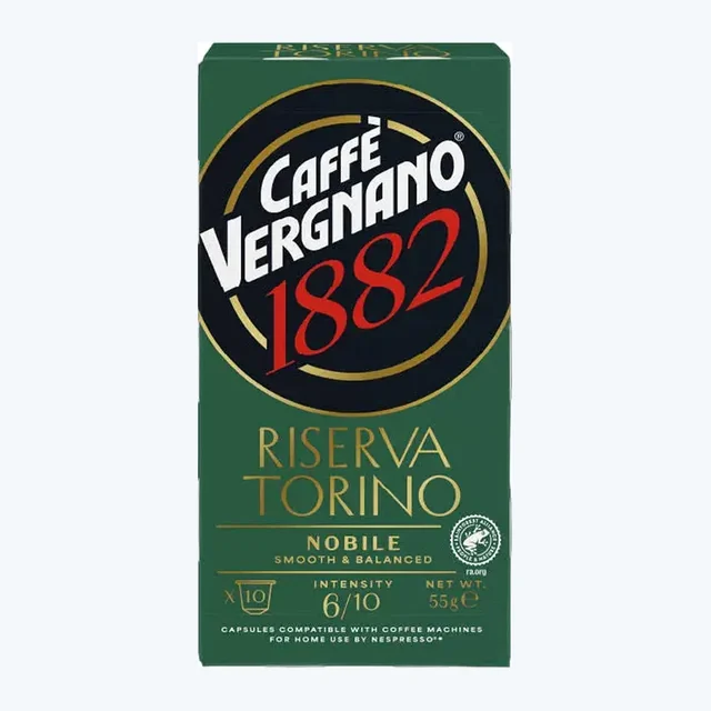 Caffè Vergnano Nobile Riserva Torino — Nespresso Compatible (10 Capsules)