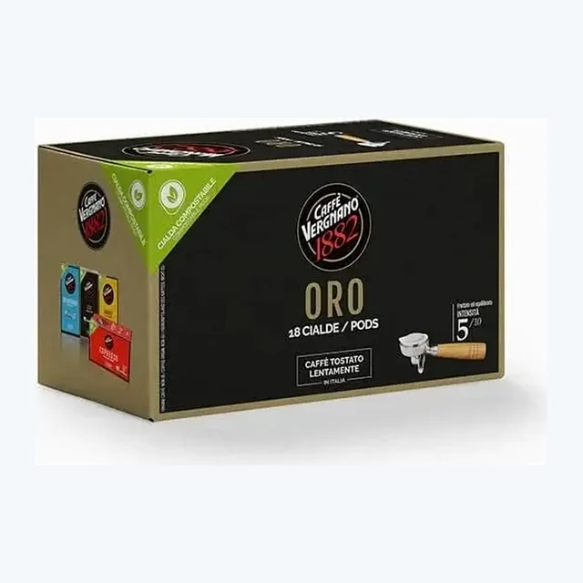 Caffè Vergnano - ORO Compostabili ESE - 18 Cialde/pods
