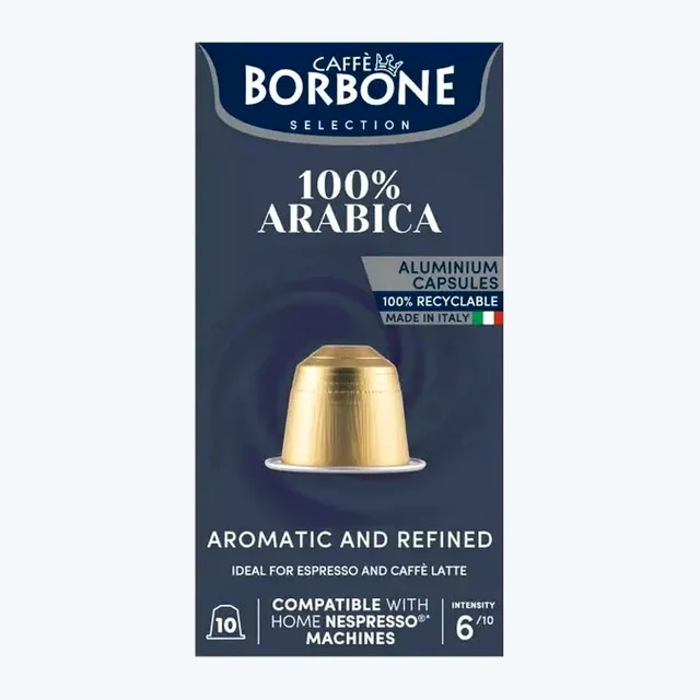 Caffe Borbone - lungo 100% Arabica Nespresso® compatible - 10 capsules