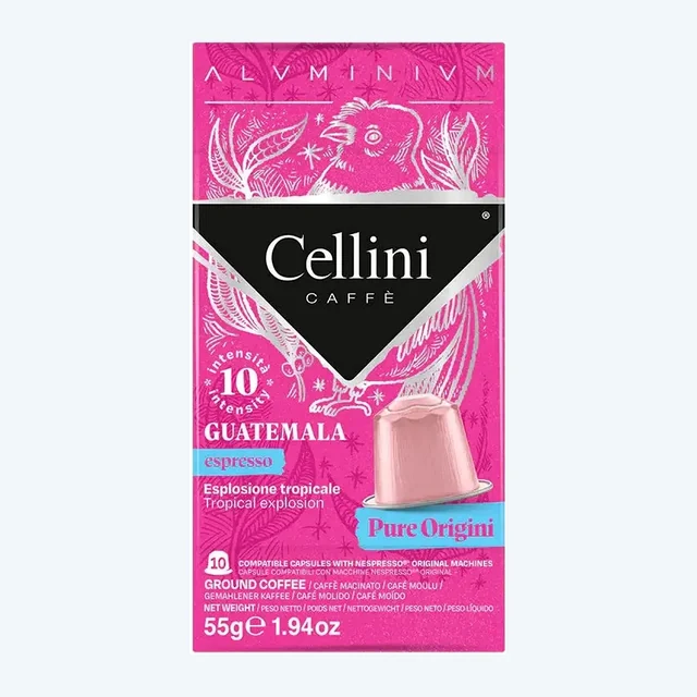 Cellini Caffe - Guatemala  compatible by Nespresso - 10 Capsules