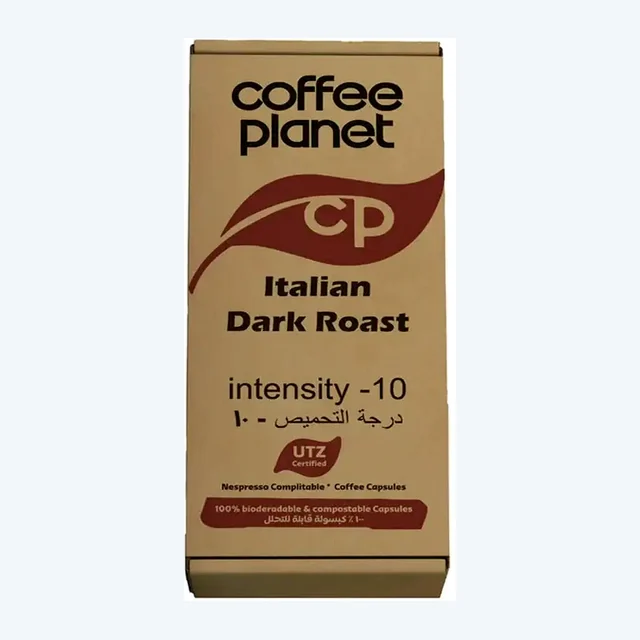 Coffee Planet - Italian Dark Roast Coffee Capsules -10 capsules