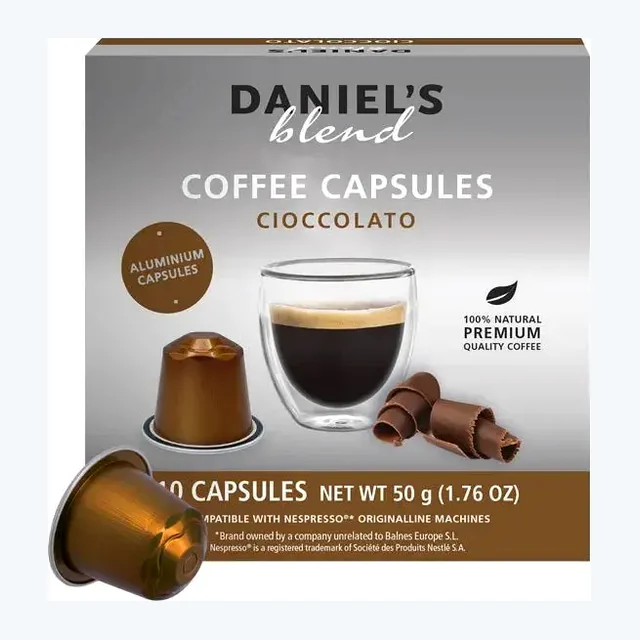 Daniel's Blend - Cioccolate Compatible by Nespresso - 10 capsules