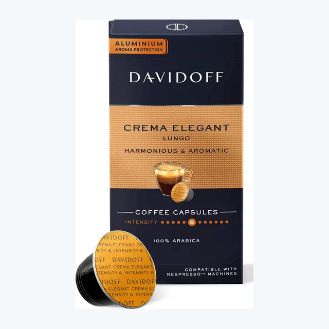 Davidoff - Crema Elegant Lungo Compatible By Nespresso - 10 capsules