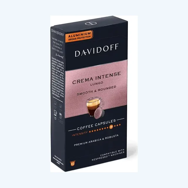 Davidoff - Crema Intense Compatible By Nespresso - 10 capsules