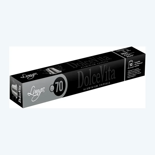 DolceVita - Lungo 70% Arabica - 10 capsules