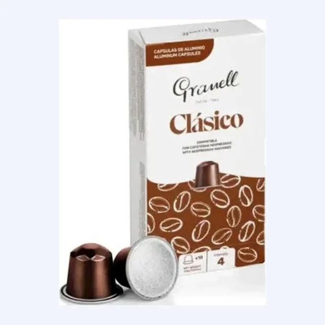 Granell - Clasico Coffee  Nespresso compatible Capsules - 10 Capsules