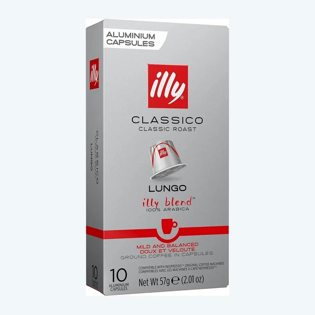 Illy - Classico Lungo Compatible by Nespresso -10 capsules
