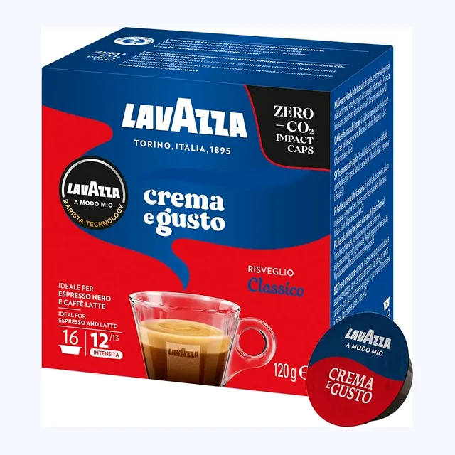 Lavazza Crema E Gusto A Modo Mio Coffee Capsules - 16 Capsules