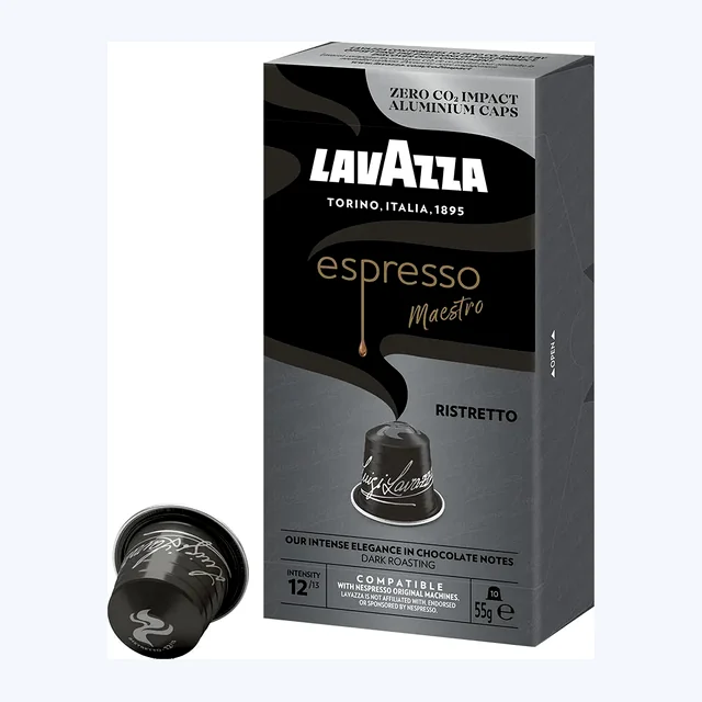 Lavazza Espresso Maestro Ristretto Nespresso Compatible Coffee Capsules - 10 Capsules