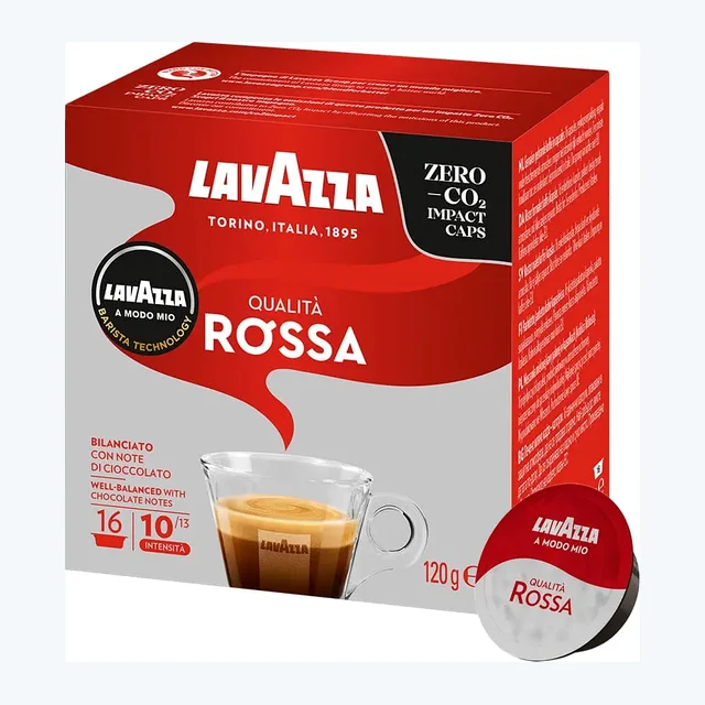 Lavazza Qualità Rossa A Modo Mio Coffee Capsules - 16 Capsules