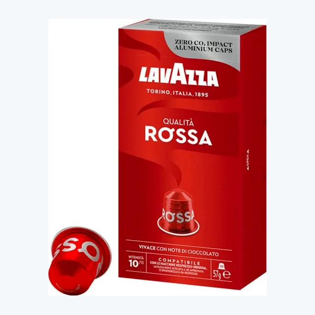 Lavazza Qualita Rossa Nespresso Compatible Coffee Capsules - 10 Capsules