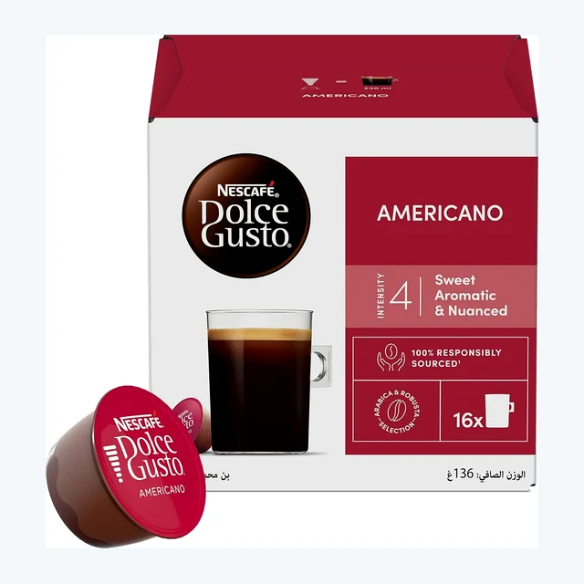 Nescafe Dolce Gusto Americano Coffee Capsules - 16 Capsules