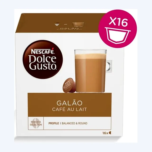 Nescafe Dolce Gusto Cafe au Lait Coffee Capsules - 16 Capsules