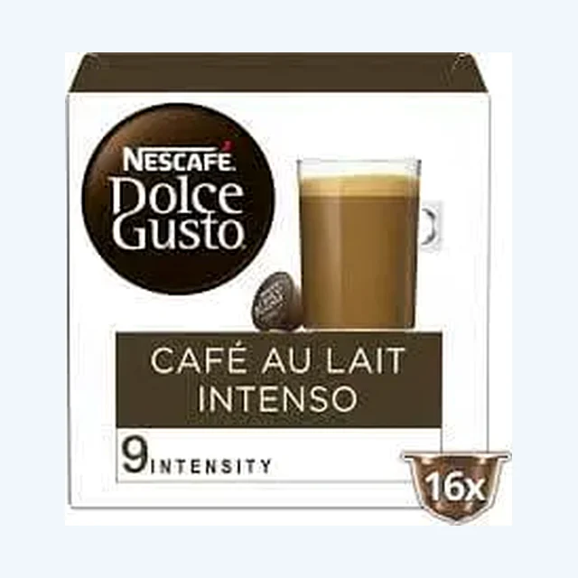 Nescafe Dolce Gusto Cafe au Lait Intenso Coffee Capsules - 16 Capsules