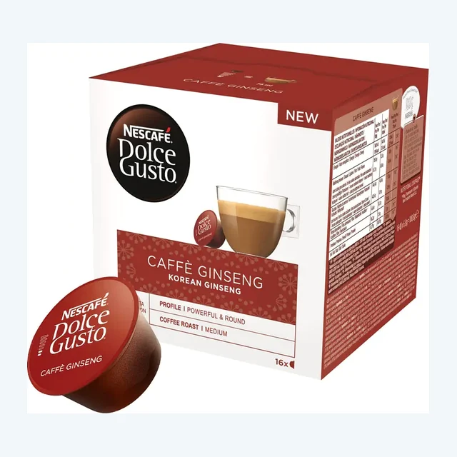 Nescafe Dolce Gusto Cafe Ginseng Coffee Capsules - 16 Capsules