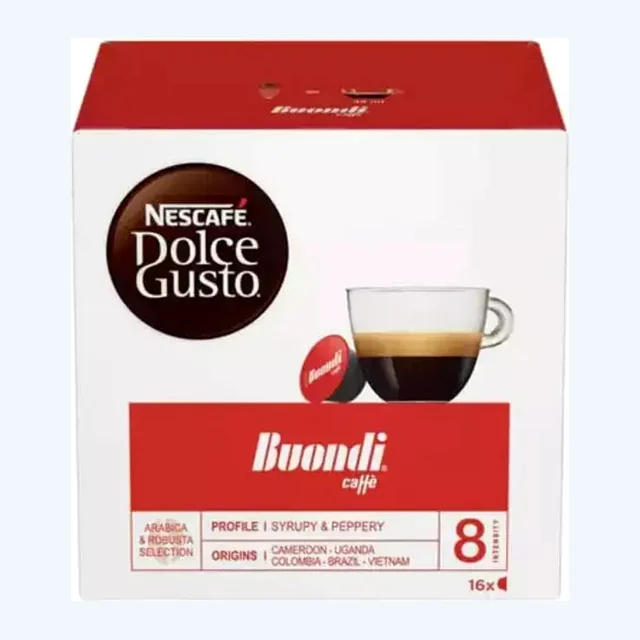 Nescafe Dolce Gusto Espresso Buondi Coffee Capsules - 16 Capsules