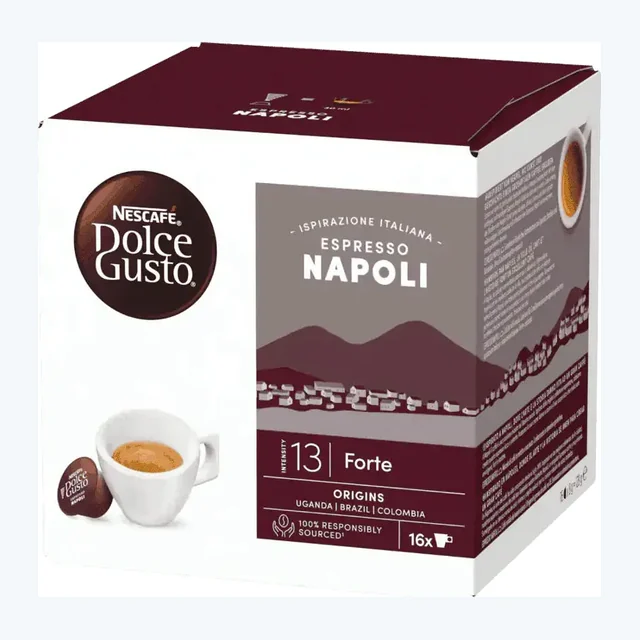 Nescafe Dolce Gusto Espresso Napoli Coffee Capsules - 16 Capsules