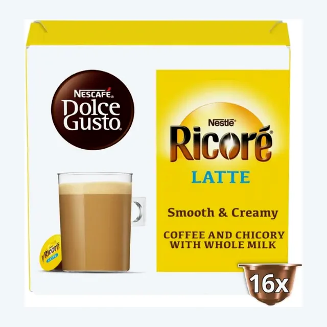 Nescafe Dolce Gusto Ricore Latte Coffee Capsules - 16 Capsules