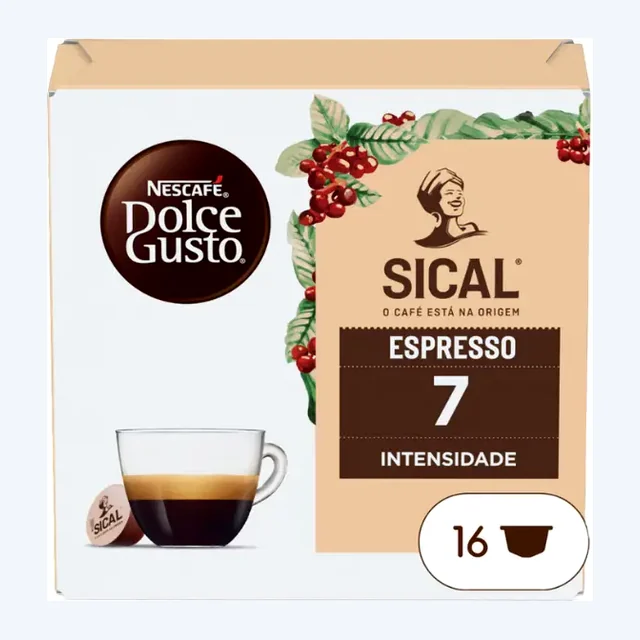 Nescafe Dolce Gusto Sical Espresso 7 Coffee Capsules - 16 Capsules