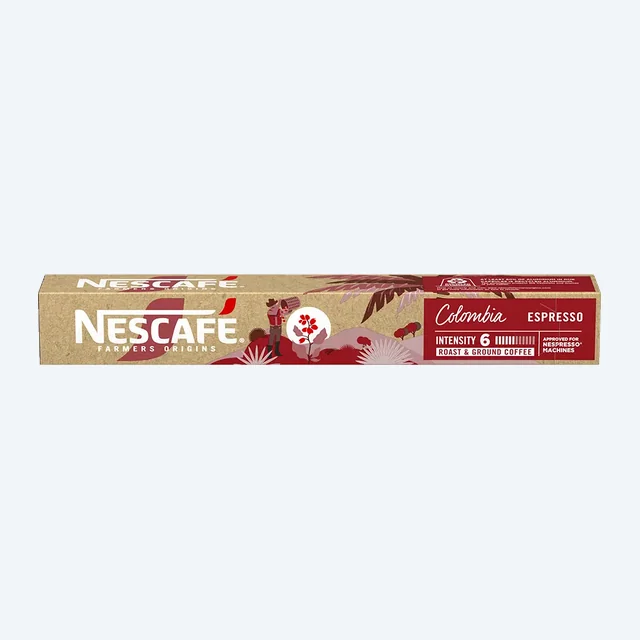 Nescafe Farmers Origins - Colombia #6 Compatible by Nespresso -10 capsules