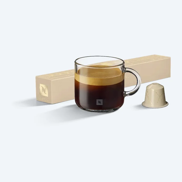 Nespresso Almond Croissant Flavour Original Espresso Capsules - Intensity 5 - 10 Capsules