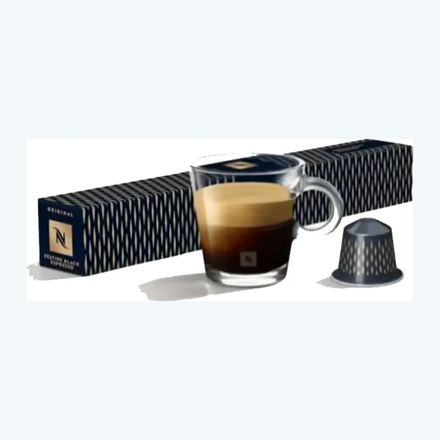 Nespresso Festive Collection Espresso - Limited Edition Original Espresso Capsules - Intensity 8 - 10 Capsules