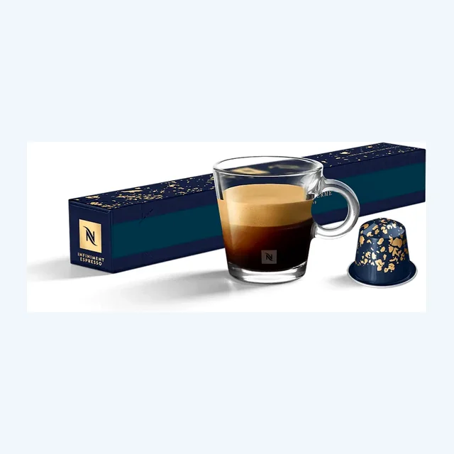 Nespresso Infiniment Espresso - Limited Edition Original Espresso Capsules - Intensity 6 - 10 Capsules