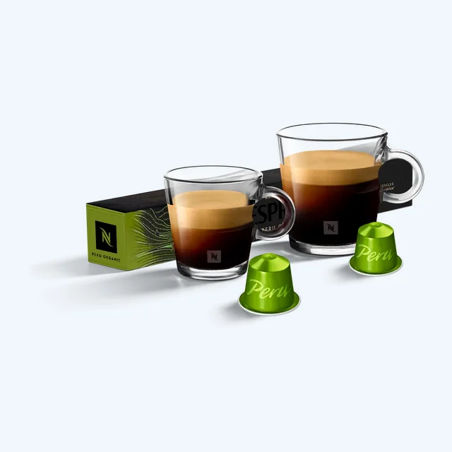 Nespresso Master Origins Peru Organic Original Espresso Capsules - Intensity 6 - 10 Capsules