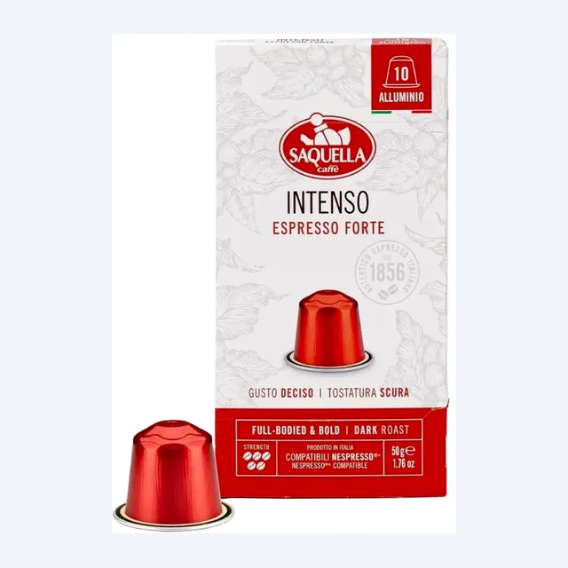 Saquella - INTENSO Compatible With Nespresso - 10 capsules